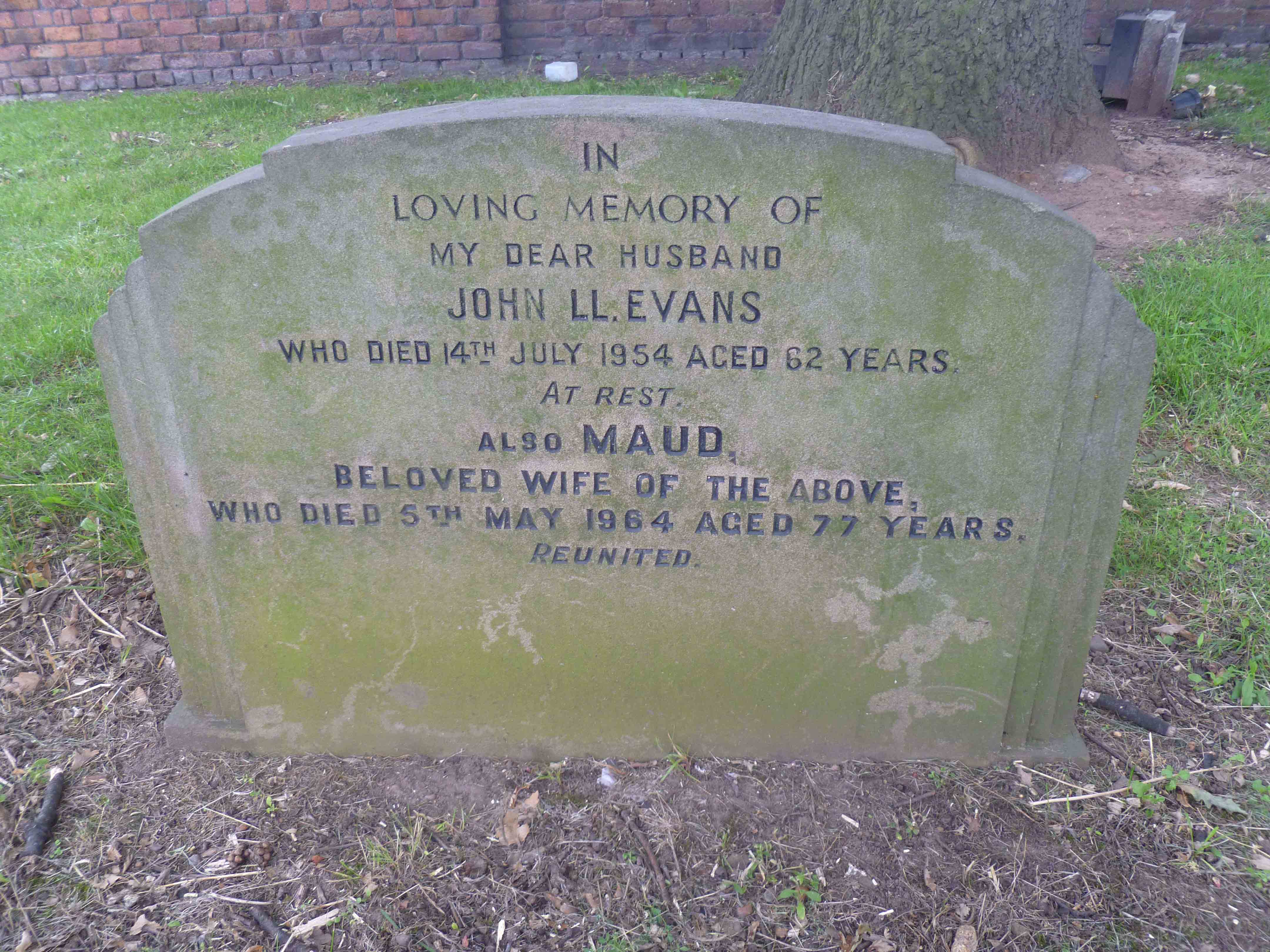 Evans, John Ll & Maud (C Left 834)